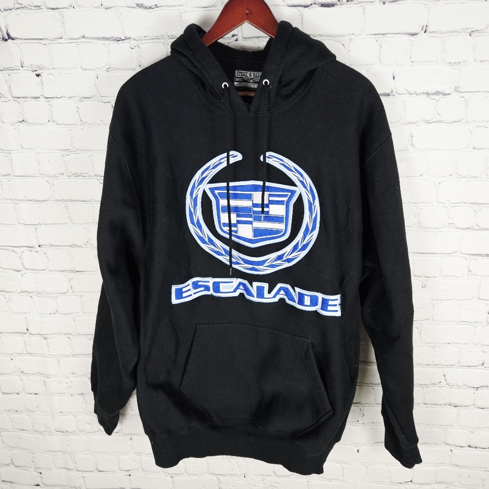 STEVE & BARRY'S | "Escalade" vintage embroidered logo hoodie